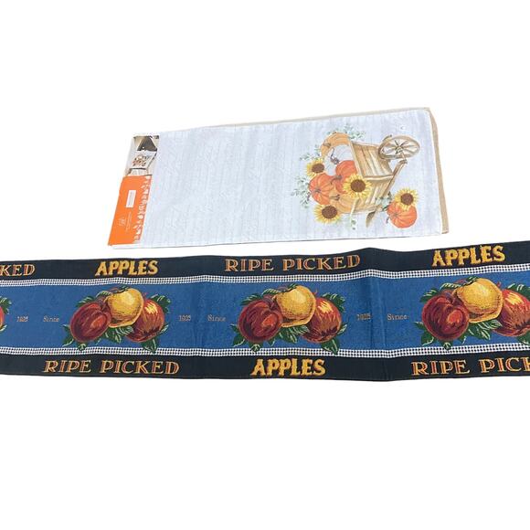 Fall Table Runners Various Lengths Lot of Four - Picture 3 of 10